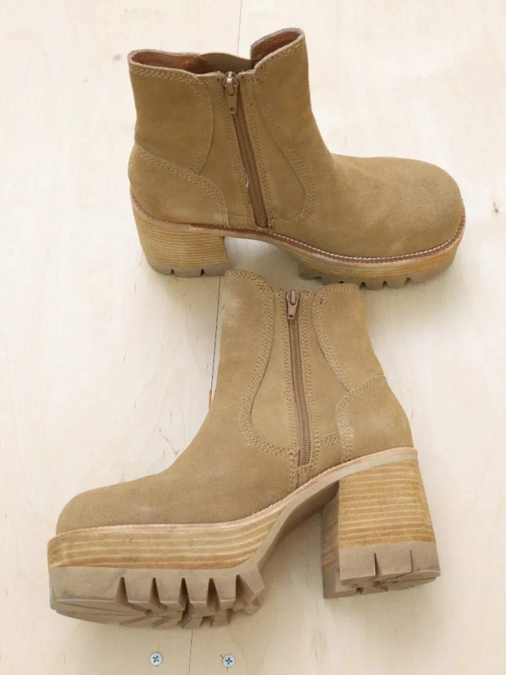 Jeffrey Campbell x‎ Free People Preston Platform Ankle Boots Size 10